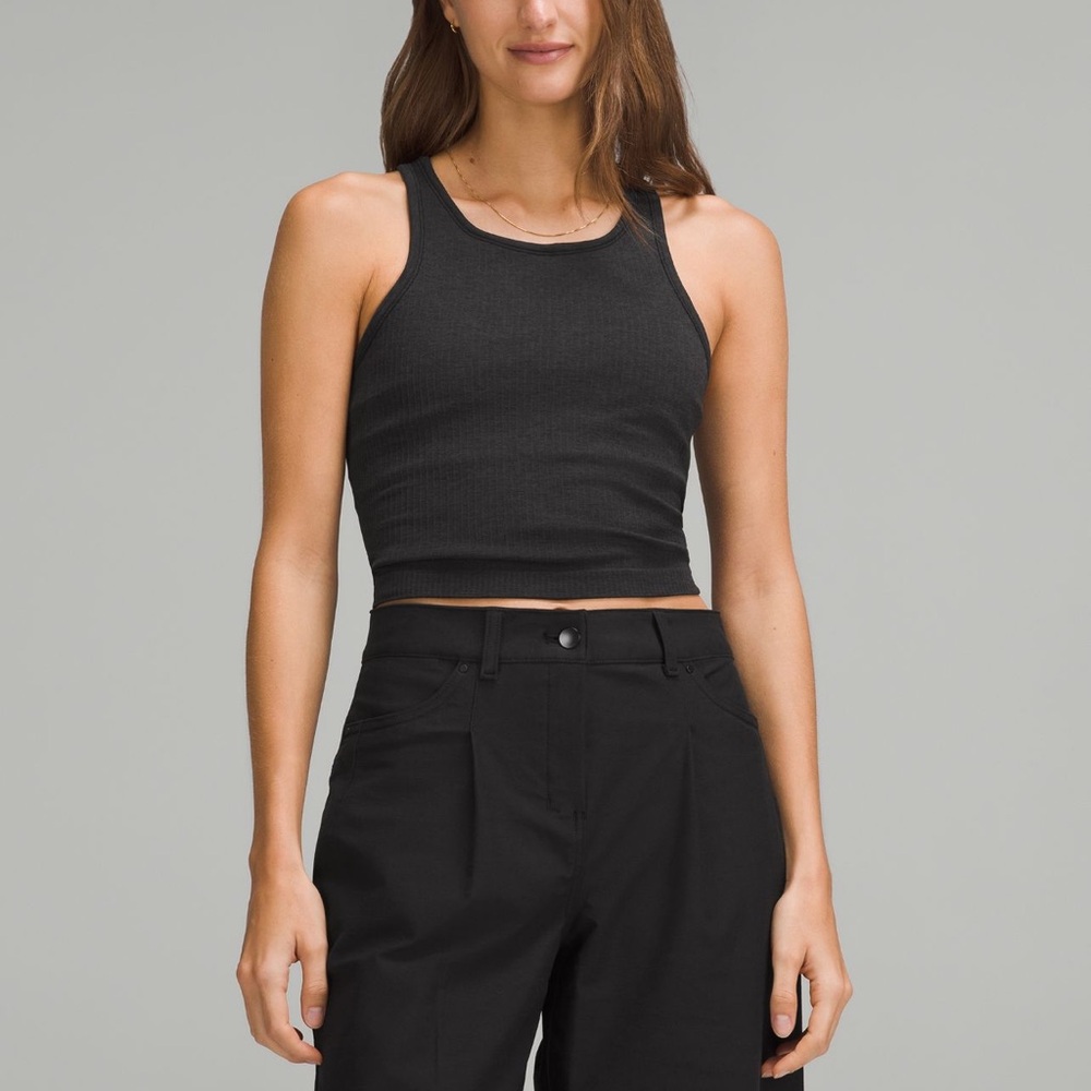 Ebb to Street Cropped Racerback Tank Top